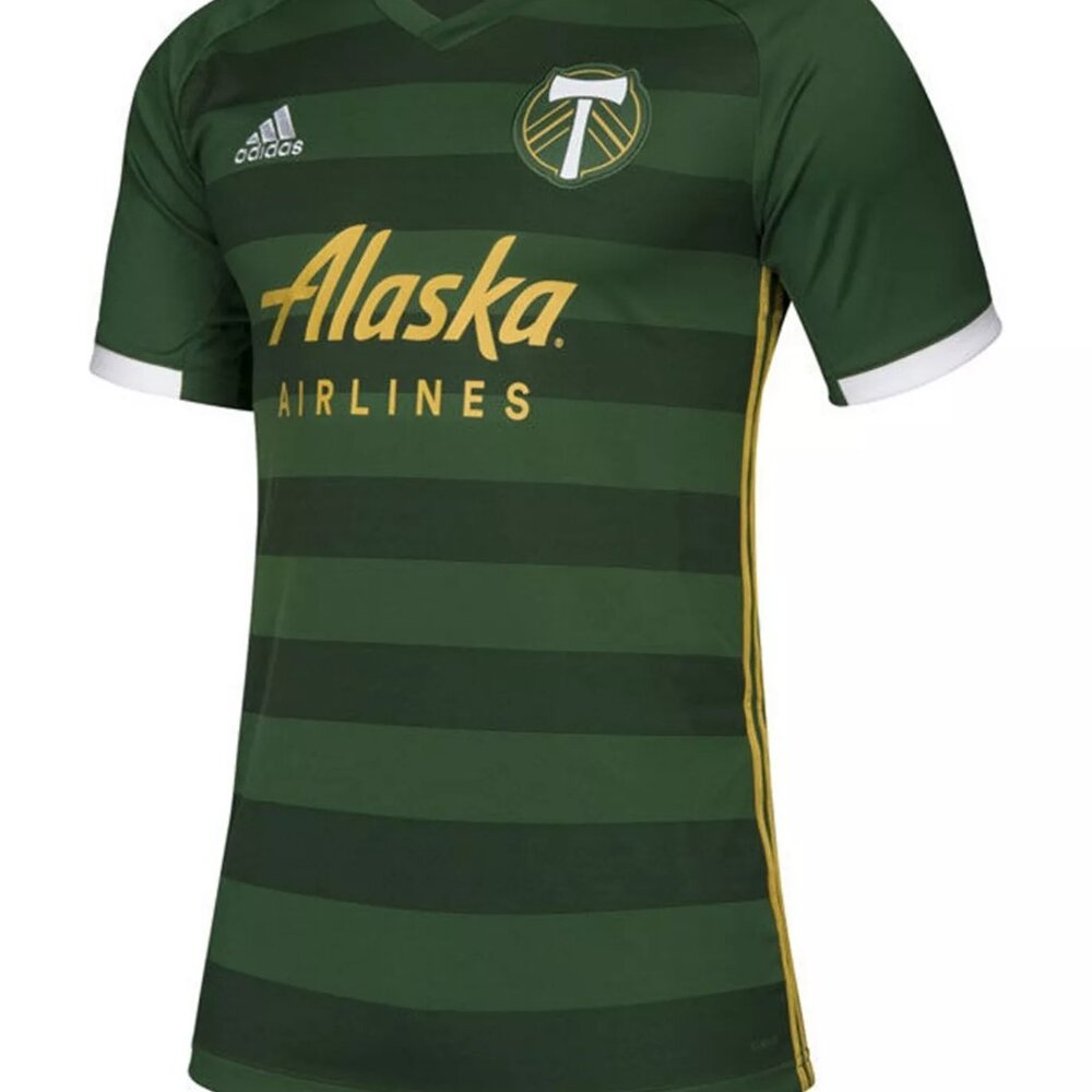 NWT 2019-2020 Portland Timber Jersey Adidas Aeroready Green Womens XL